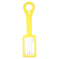 Promotion : Étiquette de bagage personnalisée avec logo, anti-perte, porte-nom, breloque de voyage, pour carte d'embarquement, en silicone, pour femme élégante et mature