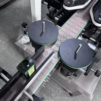 Máquina Etiquetadora Automática de Doble Cara Zhongjie 304SS con PLC Mitsubishi para Botellas de Detergente y Bebidas
