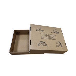 Emballage de trois couches de viande froide avec la grande couverture de carton ondulé enduite de cire de carton - Product Image 2