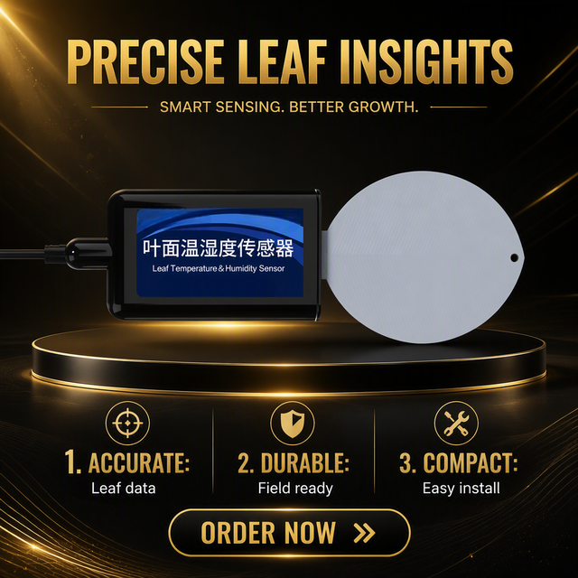 HANZ RS485 Modbus Leaves Surface Moisture for Leaf Wetness Sensor 3% Accuracy 0-100% RH DC 4.5-30V -40~+60 for