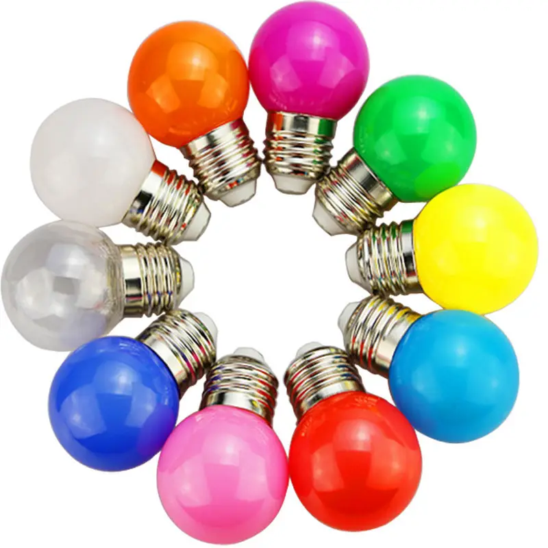 LED LED LED電球透明赤黄緑ピンク青プラスチックAC80Led磁器ガラス12v電球LedランプCe