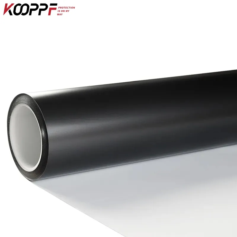 Filme de carro 1.52*15M 7.5mil 8.5mil TPU-Ultimate-Black Matte Paint Protection Film