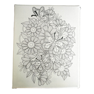 Toile à peindre personnalisée pour enfants, épaisseur 1,6 cm, 12x16 pouces, impression UV, tissu en polycoton blanc 380g, cadre en bois de pin sans acide - Product Image 3