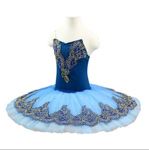 Tutú de Ballet Profesional para Niñas, Azul y Rosa, Estilo Platter Pancake, Vestido de Fiesta de <span class=keywords><strong>Bailarina</strong></span>, Disfraz de Danza para Adultas, Mujeres, Niñas y Niños - Product Image 5