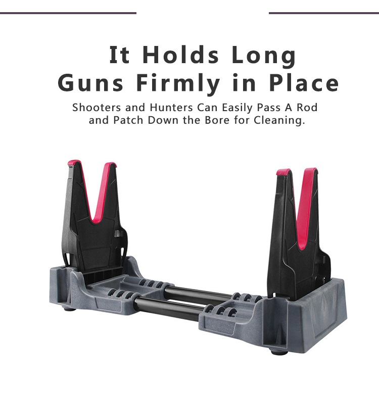 Gun Cleaning Stand for Rifle Shotgun Airgun Compact Gun Maintenance Stand Gunholster