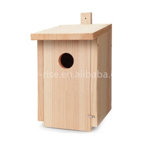 Chim bằng gỗ làm tổ chim hoang dã nhà vườn trang trí nội thất phụ kiện chim nhỏ làm tổ hộp - Product Image 2