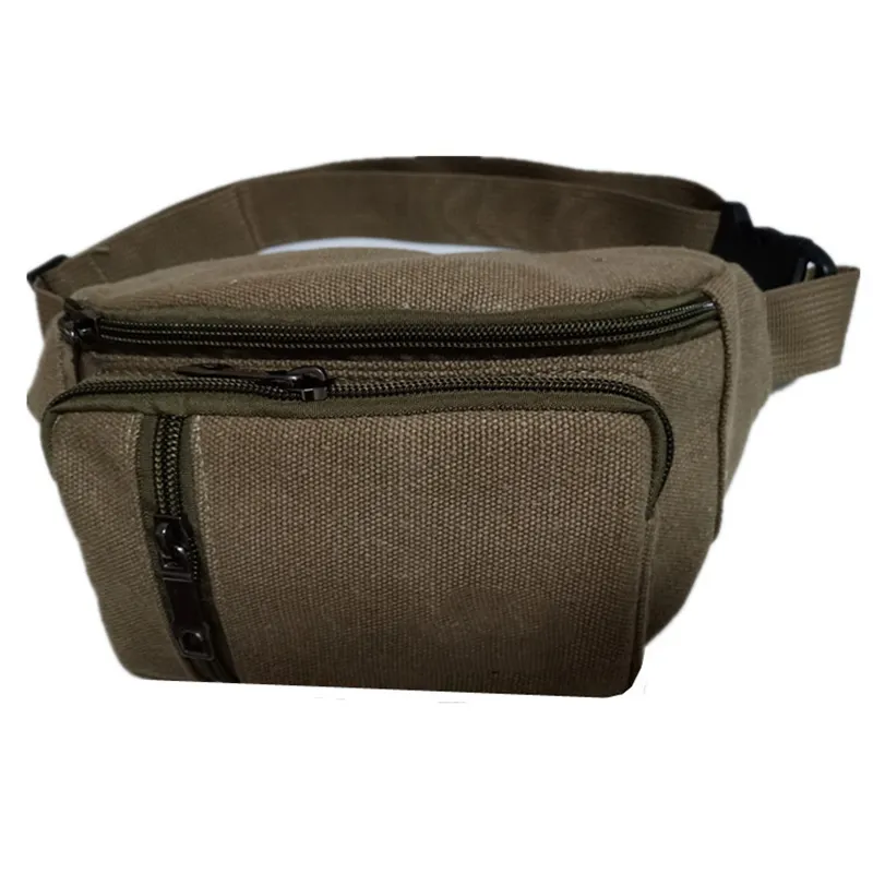 16oz de la cintura bolsa de fanny pack 3 de la cremallera de la bolsa para la venta