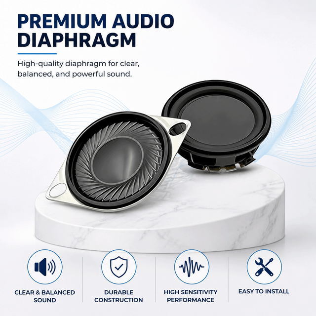 Custom Neodymium Multimedia Speakers with Metal & Plastic Cabinet up to 5W Output 1 Channel No Battery