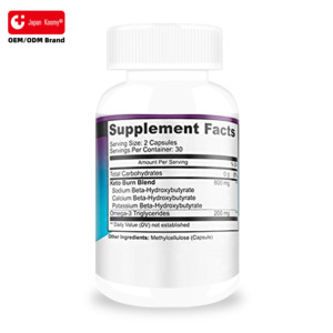 Pastillas Keto Burn Personalizadas para Pérdida de Peso - 1200 Mg, Quemador de Grasa Cetogénico Natural Avanzado, Utilizando la Dieta Cetónica para Adultos - Product Image 3