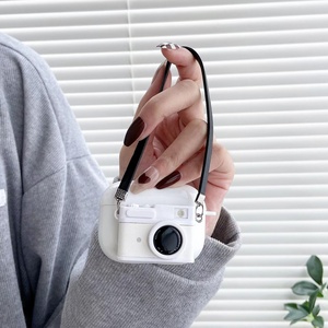 Funda luminosa para auriculares de cámara, para <span class=keywords><strong>airpods</strong></span> <span class=keywords><strong>3</strong></span>/2 Retro, para apple, auriculares inalámbricos, <span class=keywords><strong>Mini</strong></span> funda para cámara - Product Image 6