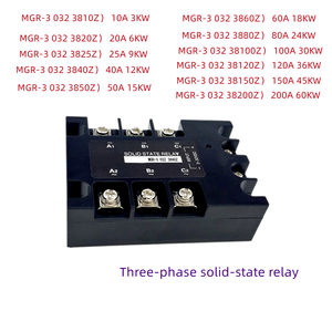 Dreiphasen-Halbleiter relais 10A 40A 25A 60A 80A 100A 120A 150A 200A Spezial SSR-H3200ZF MGR-3 032 3840Z für elektrische Heizung - Product Image 3