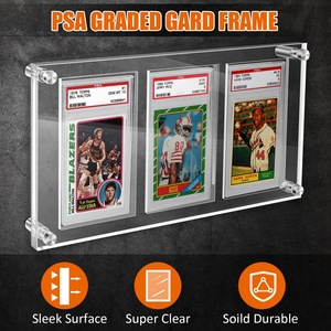 Wholesale Custom 3 Slots Acrylic Graded Trading <b>Card</b> Slab Display Frame - Product Image 3