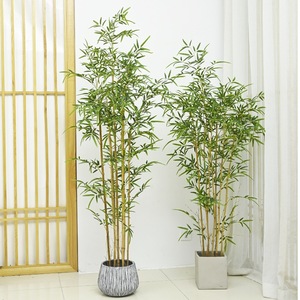 Árbol de Bambú Artificial para Interiores y Exteriores, Bonsái de Alta Simulación, Bambú Artificial en Maceta, Decoración para Navidad, Graduación, Año Nuevo - Product Image 2