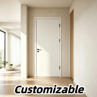 Porte extérieure en composite bois-aluminium résistante aux intempéries, avec remplissage en bois massif, sur mesure, pour travaux d'ingénierie de bâtiment duplex