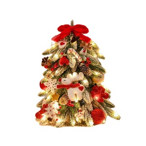 Nordic Style <b>Mini</b> Desktop Flocking <b>Christmas</b> <b>Tree</b> Decorations Desktop Decoration <b>Christmas</b> Felt Decoration Snow <b>Tree</b> Suit - Product Image 5