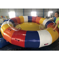 Summer Outdoor Sport Gonflable Water Rotating Boat Towables Tube Lake Sea Flying Disco Boat for Water Entertainment