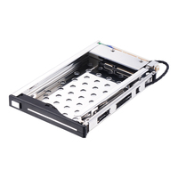 Unestech ST8212 - Carcasa Móvil de Plástico de 2.5 Pulgadas para Ordenador, Compatible con SSD/HDD SATA con Intercambio en Caliente