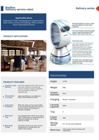 Robot de Servicio Humanoide con IA Inteligente Totalmente Automático para Museos, Salas de Exposiciones, Parques de Atracciones y Resorts - Marca Funinvr Metal