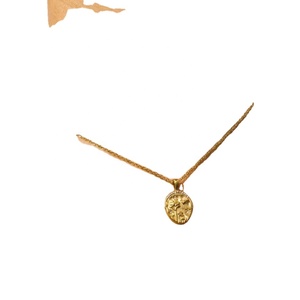 Joyería Personalizada, Collar de Acero Inoxidable con Colgante de Moneda, Luna, Estrella y Sol, con Circonita, Resistente al Agua y al Deslustre, Chapado en Oro de 18K, Joyería de Moda - Product Image 4