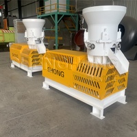 Machine à granulés d'aliments pour volailles de haute qualité Shenghong, granulateur d'aliments pour animaux, pelletiseur 1,5-2TPH 380/400/415V Henan