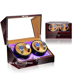 Điện duy nhất tự động quanh co hộp đồng hồ với lắc và xoay thiết bị PU da trường hợp PC chất liệu động cơ hộp - Product Image 6