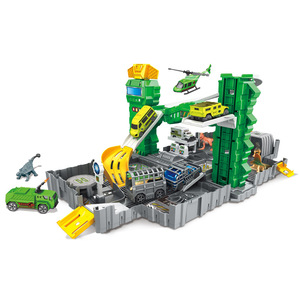 En gros, <span class=keywords><strong>Garage</strong></span> de stationnement pliable <span class=keywords><strong>pour</strong></span> voitures de slot avec piste de dinosaures, jouet promotionnel <span class=keywords><strong>pour</strong></span> enfants - Product Image 1