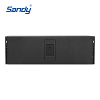 Sandy J15 Dual 15 pouces, enceinte externe à ligne acoustique 4 voies, équipement audio, haut-parleurs, enceintes professionnelles