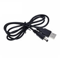 Universelles USB 5V bis 12V DC-Stromkabel modul 5,5*2,1 Stecker geflecht abschirmung mit PVC-Mantel für Datenkabel