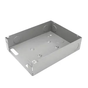 定制铝板切割和弯曲不锈钢薄板金属盒或表壳