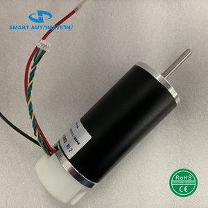 มอเตอร์ดีซีไร้แปรงถ่าน 42 มม. 12V 36V สำหรับประตูอัตโนมัติ พร้อมเอนโค้ดเดอร์ ดีไซน์อุตสาหกรรมสแตนเลส - Product Image 2