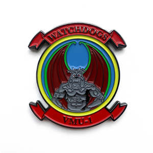 Pièce de défi personnalisée en nickel noir de forme irrégulière, détail <span class=keywords><strong>bouledogue</strong></span> musclé, vente en gros, excellent rapport qualité-prix - Product Image 1