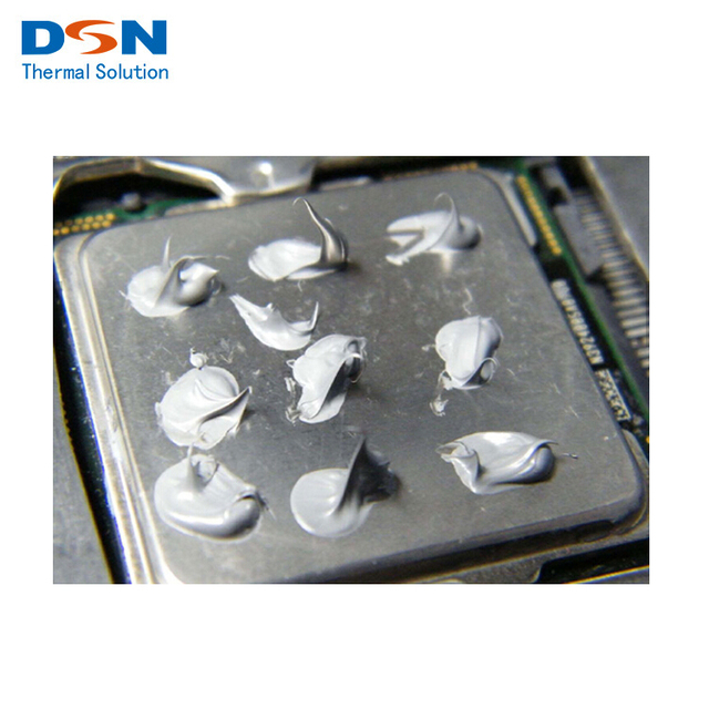 Heat sink thermal conductivity silicone thermal gel for pcb