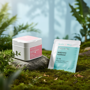 Masque en tissu hydratant Mary & May Hyaluronic Panthenol, 30 unités, 400g, Soin quotidien de la peau, Tous types de peau - Product Image 3
