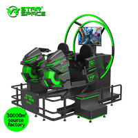 Machine VR 9D à 2 places, simulateur de vol Airbus, jeux vidéo, réalité virtuelle, parc à thème, montagnes russes, machine d'arcade VR
