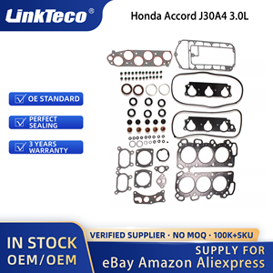 Linkteco Set Gasket kepala mesin, untuk Honda Accord J30A4 3.0L V6 16V SOHC 2003-2007 HS26334PT 111080301 611071800 - Product Image 2