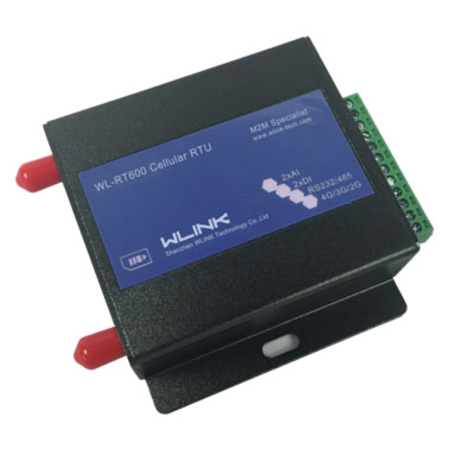 M2M Iot RT600 Industrial 4G RTU Modem Modbus MQTT AI DI RS232 RS485 Data Acquisition and Transfer Gateway