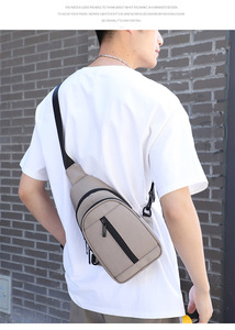 New Fashion Nylon Sling <b>Backpack</b> Crossbody Bag Chest Bag Daypack Fanny Pack for Outdoors Hiking Traveling - Product Image 5