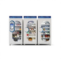 Sistema de taquillas de autoservicio inteligente para suministros de oficina, papelería, material de administración y consumibles para empresas y escuelas