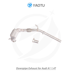 Vente flash YT : Downpipe à écoulement libre pour <span class=keywords><strong>Audi</strong></span> <span class=keywords><strong>A1</strong></span> 1.4T avec bouclier thermique, accessoires de voiture - Product Image 4