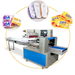 Automatische horizontale Packmaschine für Kissen Schokolade Eis Lolly Bar Eiscreme Stick Brot Blaster Kühlschrank Wachmann