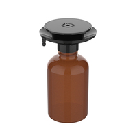 Diffuseur d'huiles essentielles en forme de tour noir de 500 ml en gros, produits uniques avec contrôle par application Bluetooth, diffuseur de parfum, eau de parfum