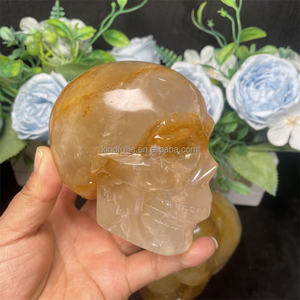 Crânes <span class=keywords><strong>de</strong></span> Quartz <span class=keywords><strong>de</strong></span> guérisseur doré Pierre <span class=keywords><strong>de</strong></span> Reiki naturelle Crâne hématoï<span class=keywords><strong>de</strong></span> <span class=keywords><strong>de</strong></span> Quartz <span class=keywords><strong>de</strong></span> <span class=keywords><strong>feu</strong></span> jaune pour la guérison - Product Image 6