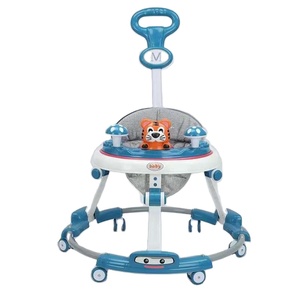 Trotteur Bébé Avec Siège Pivotant 360° – Réglable En Hauteur – Plateau Musical Amovible – 9-18 Mois
