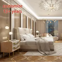 Ensemble de meubles d'hôtel 5 étoiles, personnalisables directement d'usine, pour hall d'entrée, de chambre à coucher