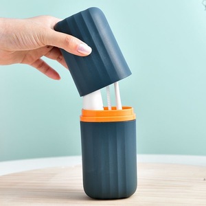 Étui de Voyage Portable en Plastique pour <span class=keywords><strong>Brosse</strong></span> à Dents, Boîte Compacte et Facile à Transporter pour Ranger des Articles de Toilette et Accessoires de Bain - Product Image 5