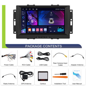 Podofo 8'' 4+64G para Chrysler Jeep Dodge, Radio de Auto Android 2 Din, Estéreo para Auto, CarPlay/Android Auto Inalámbrico, GPS, WiFi, RDS, EQ, ODM - Product Image 6