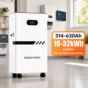 แบตเตอรี่ลิเธียมไอออนแบบชาร์จไฟได้ 51.2V 350Ah 18kWh สำหรับพลังงานแสงอาทิตย์ แบบ Deep Cycle ติดตั้งบนพื้น พร้อมระบบกักเก็บพลังงานแสงอาทิตย์ ชนิด CAN - Product Image 1