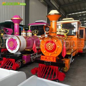 Train sur rails en acier pour parc d'attractions, usage commercial - Product Image 5