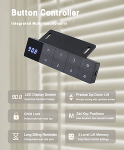 2af3 D3 nội thất văn phòng ngồi đứng điện tử làm việc điện bàn Chiều cao có thể điều chỉnh PC máy tính đứng có thể điều chỉnh bảng - Product Image 5