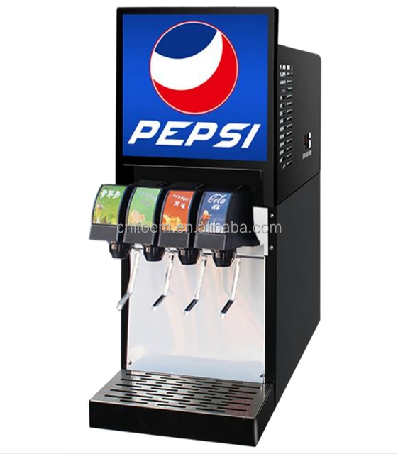 Automatic 4 Flavor Fountain Soda Soft Drink Dispenser Machine
